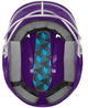 Inside of the Easton Alpha T-Ball Batting Helmet with Mask - Purple