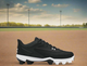 Under Armour Leadoff Low RM Jr. 3.0 Youth Molded Cleat - Black/White