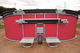 Rear view of the Bomber Elite Rolling Batting Cage