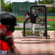 Bullet Baseball L-Screen Jr. (7' x 5') being used in live practice