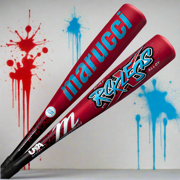 Close-up of the barrel on the 2026 Marucci CATX RCKLESS -11 USA Tee Ball Bat
