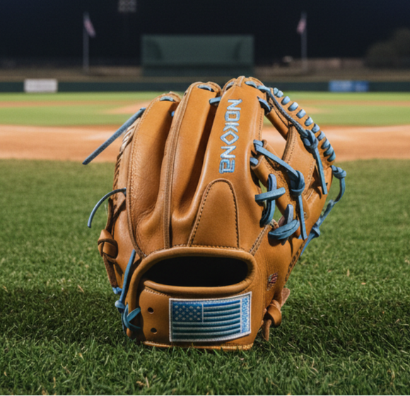 Nokona S1 Edge All American™ 10.5" I-Web Youth Baseball Glove - Tan/Columbia