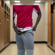 Player modeling the adult Marucci EXCEL "Tweener" Baseball Pant