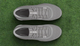 Top view of the Under Armour Leadoff Low RM Jr. 3.0 Youth Molded Cleat - Gray/White