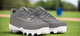 Under Armour Leadoff Low RM Jr. 3.0 Youth Molded Cleat - Gray/White