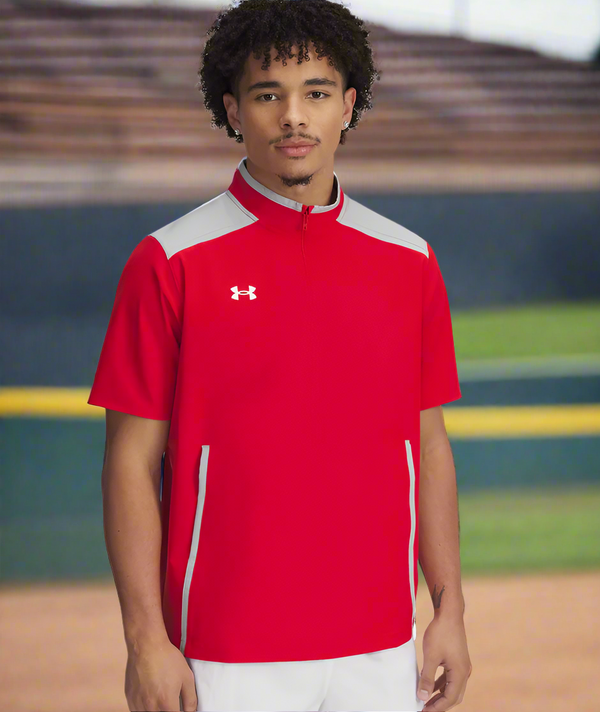 Under Armour Motivate 3.0 Men's Short Sleeve Pullover - Red