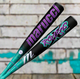 Close-up of the 2026 Marucci CATX RCKLESS Comp -10 Senior League USSSA Big Barrel Baseball Bat