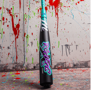 Close-up of the barrel on the 2026 Marucci CATX RCKLESS Comp -10 Senior League USSSA Big Barrel Baseball Bat