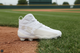 Under Armour Youth Harper 10 RM Jr. Baseball Cleats - White/Stone