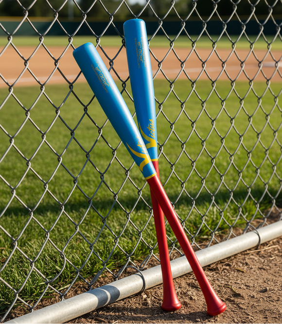 Victus Pro Reserve Julio Rodriguez JROD JR Maple Wood Youth Baseball Bats - Flat Red/Flat Columbia