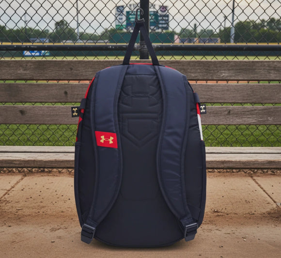 Rear view of the Under Armour Kid's Ace2 T-Ball Backpack