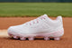 Under Armour Girls Glyde Sola RM Jr. Fastpitch Molded Cleat - White/Pink