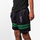 Youth modeling a pair of Victus Youth Pencil Mesh Shorts - Black
