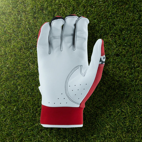 View of the palm of the Victus MOG Youth Baseball Batting Gloves - Graveyard