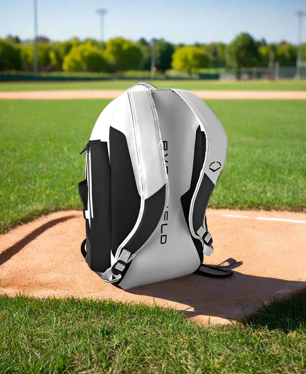 Rear view of the Evoshield Recruit Backpack