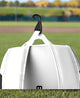 Fence hook clip on the Evoshield Recruit Backpack