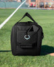 Zippered accessory pocket of the Evoshield Tone Set Players Duffel Bag