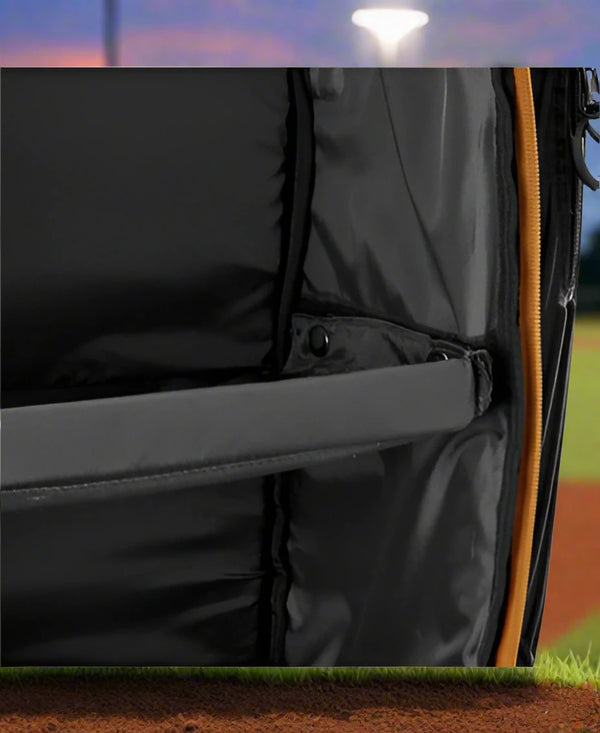 Close-up of the interior shelf on the DeMarini Spectre™ V2 Backpack