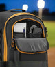 Close-up of the phone and valuables pocket on the DeMarini Spectre™ V2 Backpack