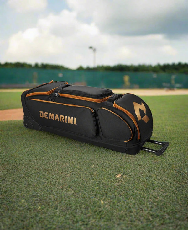 DeMarini Special Ops Frontline V2 Wheeled Bag - Black and Copper
