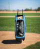 View of the main compartment on the Evoshield Takeover Wheeled Bag - Columbia