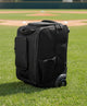 View of the wheel chassis on the Evoshield Takeover Utility Wheeled Bag - Black