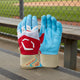 Evoshield Youth X-SRZ™ Carbyne Batting Glove with Strap - Red/White/Ice