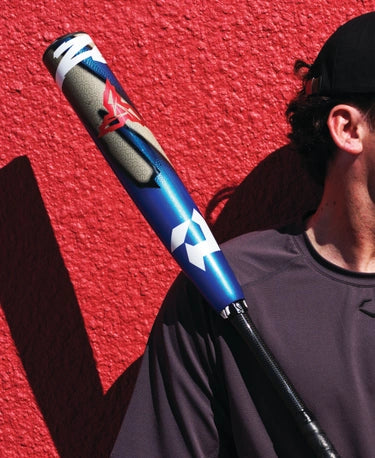 Player holding the 2025 DeMarini Zen™ -3 BBCOR Baseball Bat