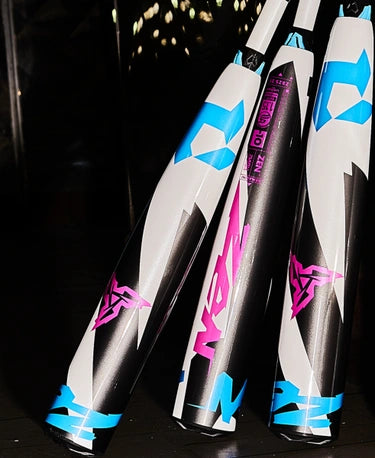 Barrel ends of three 2025 Demarini Zen™ -10 USSSA Baseball Bat 