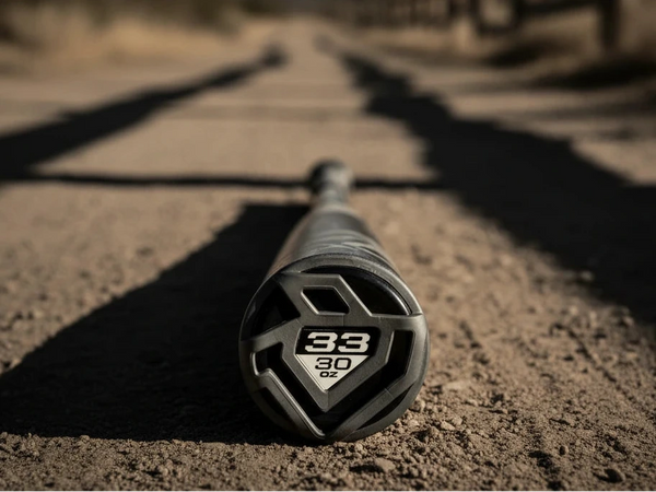 End cap on the 2026 DeMarini Exile™ Rogue -3 BBCOR Baseball Bat