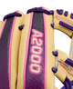 Close-up of the logo on the Wilson 2027 A2000® 1720SS 11.5" Baseball Glove