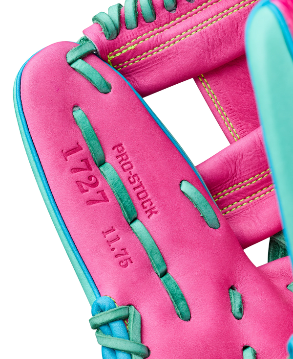 Close-up of the inside of the Wilson 2027 A2000® 1727SS 11.75" Baseball Glove