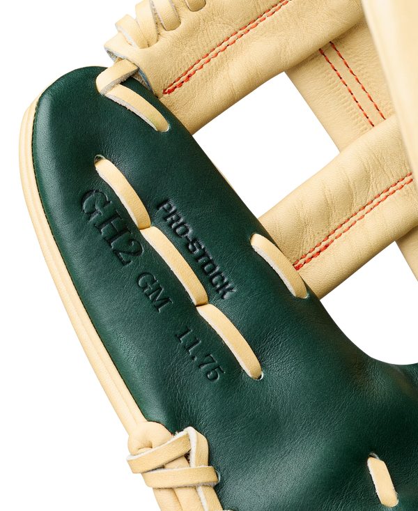 Close-up of the inside of the Wilson 2027 Gunnar Henderson A2000® GH2 GM 11.75" Baseball Glove
