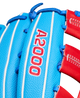 Close-up of the logo on the Wilson 2027 Pete Crow-Armstrong A2000® PCA4 GM 12.5" Baseball Glove