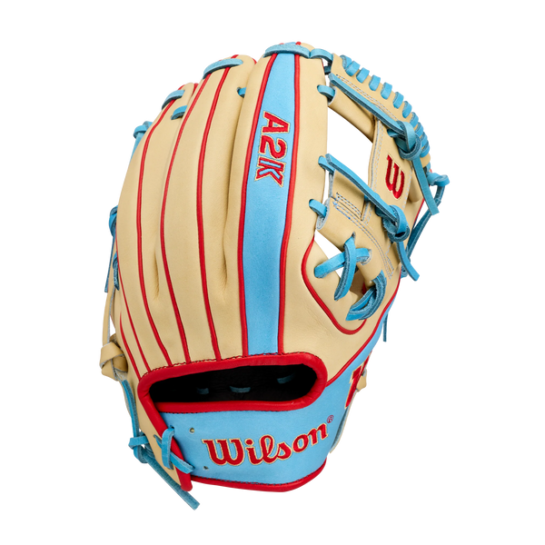 Wilson 2027 A2K® 1786 11.5" Baseball Glove - Blonde/Sky Blue