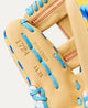 Close-up of the inside of the Wilson 2027 Bobby Witt Jr. Chinook Seedery A2000® BWJ7 GM 11.75" Baseball Glove