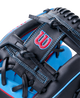 Close-up of the web on the Wilson 2027 A1000® DP15 11.5" Baseball Glove