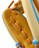 Close-up of the inside of the Wilson 2027 A1000® 1786 11.5" Baseball Glove