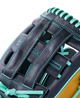 Close-up of the web on the Wilson 2027 A1000® DW5 12" Baseball Glove