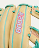 Close-up of the logo on the Wilson 2027 A2000® 1975 11.75" Baseball Glove