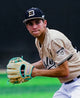 Young infielder making a play with the Wilson 2027 A2000® 1975 11.75" Baseball Glove