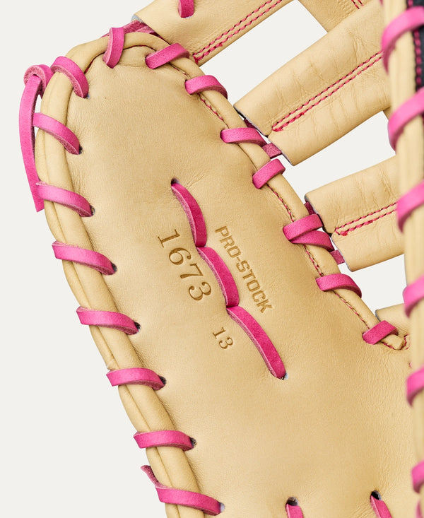 Close-up of the inside of the Wilson 2027 A2000® 1673SS 13" Baseball First Base Mitt