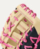 Close-up of the web on the Wilson 2027 A2000® 1673SS 13" Baseball First Base Mitt