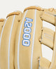 Close-up of the logo on the Wilson 2027 A2000® FP1712 12" Fastpitch Glove