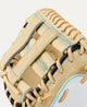 Close-up view of the web on the Wilson 2027 A2000® FPM23SS 34" Fastpitch Catcher's Mitt