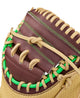 Close-up of the web on the Wilson A1000™ Dubai CM33SS Special Make-up 33" Baseball Catcher's Mitt