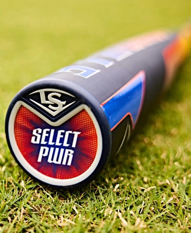 End cap of the 2025 Louisville Slugger Select PWR™ -3 BBCOR Baseball Bat