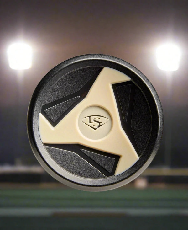 End cap on the 2026 Louisville Slugger Omaha -3 BBCOR Baseball Bat