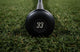 Close-up of the knob on the Louisville Slugger RA13 Pro Prime Maple Wood Composite (-3) BBCOR Baseball Bat