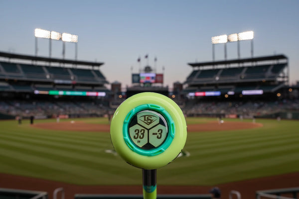 Knob on the 2026 Louisville Slugger Atlas™ Hybrid Green -3 BBCOR Baseball Bat